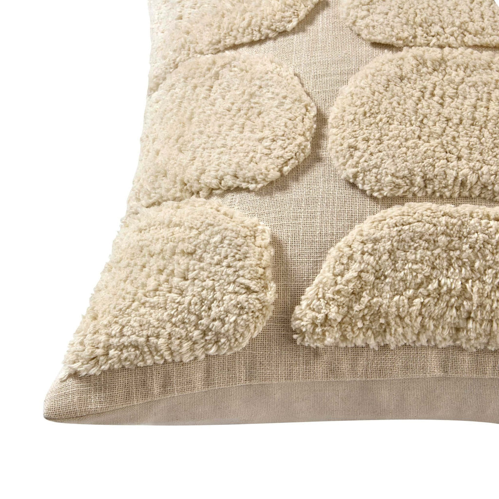 Dusklia - Tufted Pattern Cushion Cover - Off White