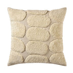 Dusklia - Tufted Pattern Sofa Cushion Cover - Off White