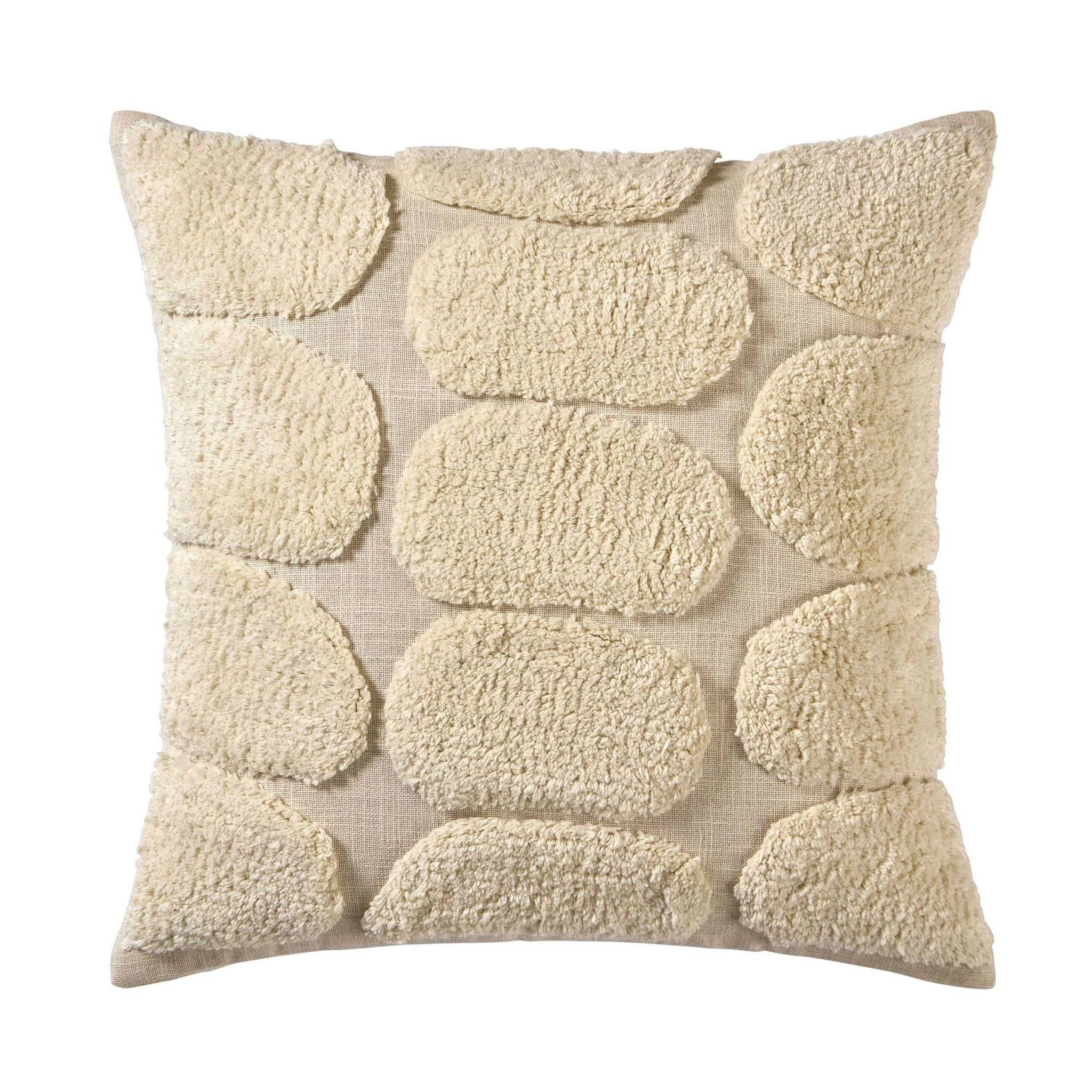 Dusklia - Tufted Pattern Cushion Cover - Off White