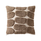 Dusklia - Tufted Pattern Sofa Cushion Cover - Taupe