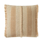 Dusklia - Tufted Stripe Sofa Cushion Cover - Natural