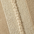 Dusklia - Tufted Stripe Sofa Cushion Cover - Natural