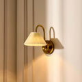 Dusklia - Twila Rechargeable Pleated Wall Light - Brass