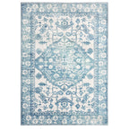 Dusklia - Uma Persian Style Machine Washable Rug - Blue