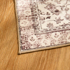 Dusklia - Uma Persian Style Machine Washable Rug - Brown