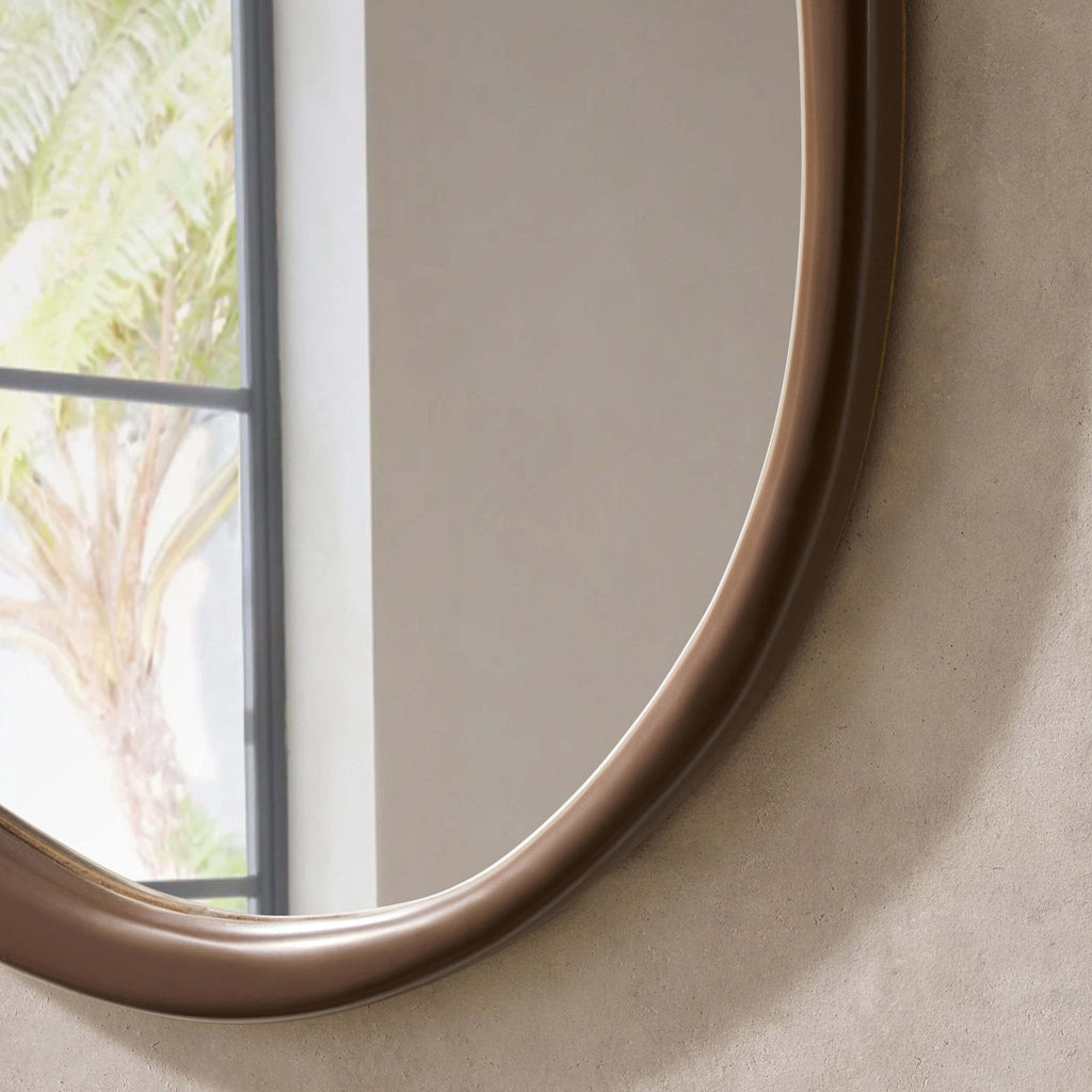 Dusklia - Umah Wood Pond Mirror - Mocha