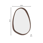 Dusklia - Umah Wood Pond Mirror - Mocha