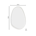 Dusklia - Umah Wood Pond Mirror - White