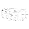 Lit enfant FALA  80x160 cm + sommier + matelas + tiroir + barrière de protection