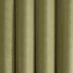 Dusklia - Velvet Thermal Blackout Eyelet Curtains - Olive