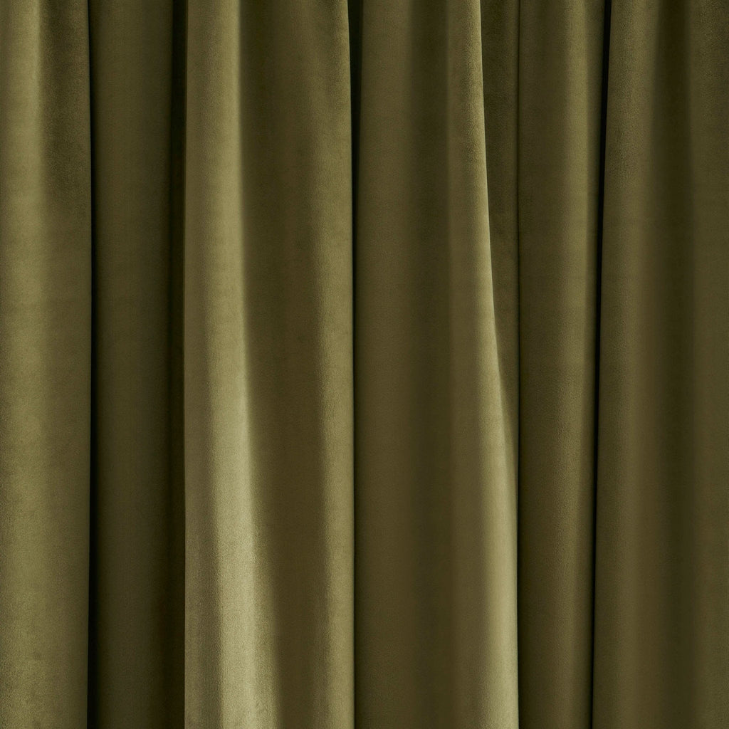 Dusklia - Velvet Thermal Blackout Pinch Pleat - Olive
