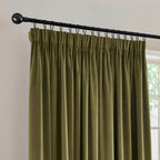 Dusklia - Velvet Thermal Blackout Pinch Pleat - Olive