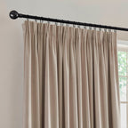 Dusklia - Velvet Thermal Blackout Pinch Pleat - Taupe