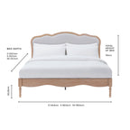 Dusklia - Versailles Bed Frame - Blue