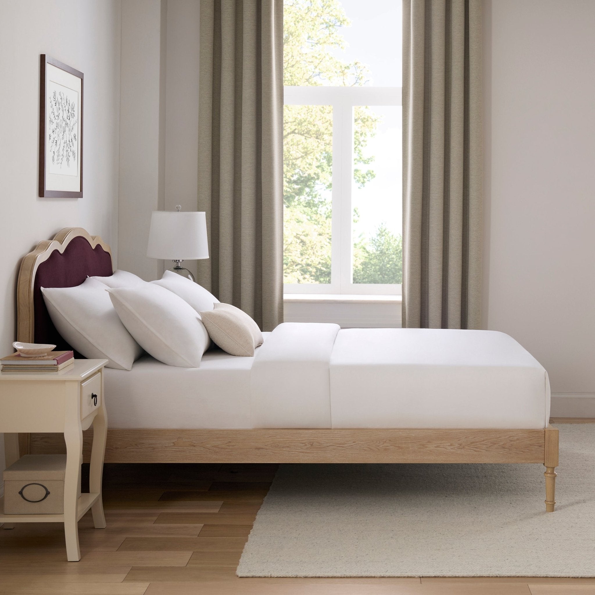 Dusklia - Versailles Bed Frame - Plum