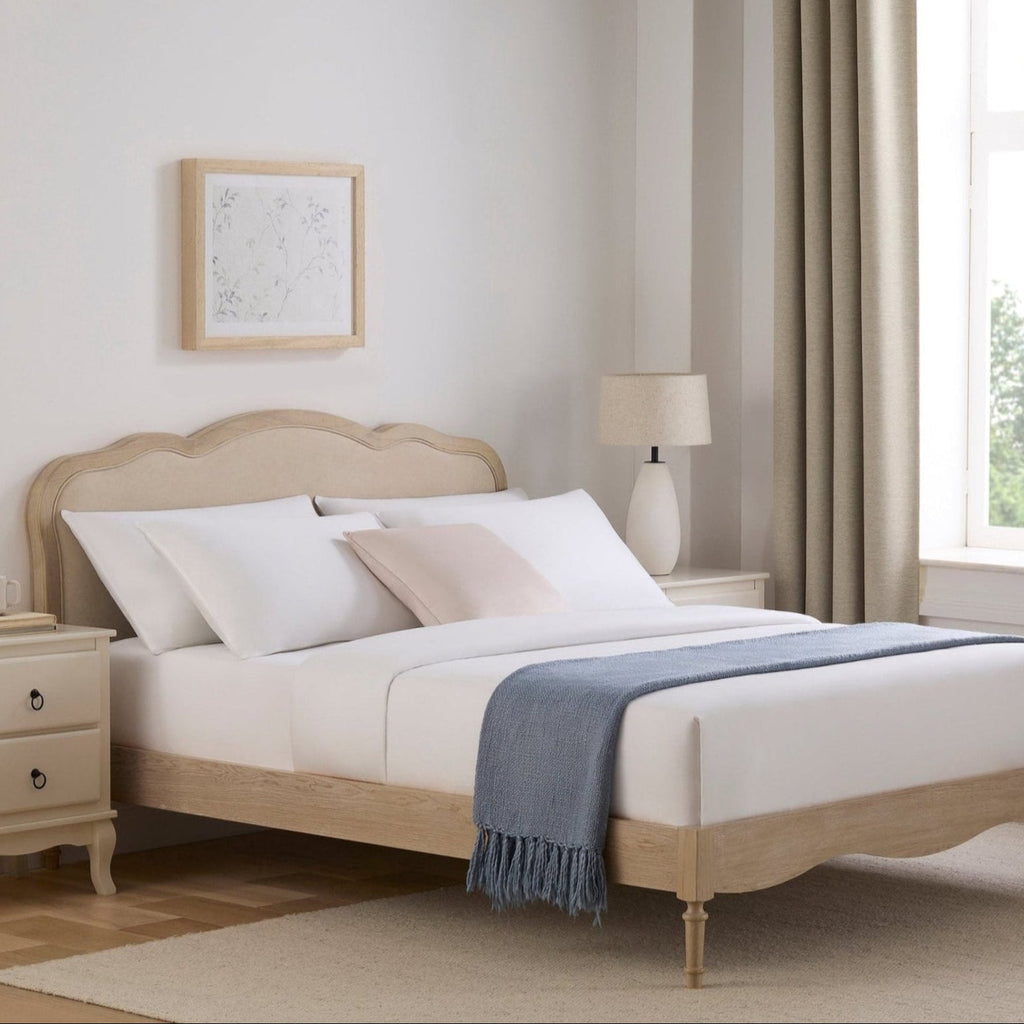 Dusklia - Versailles Bed Frame - Stone