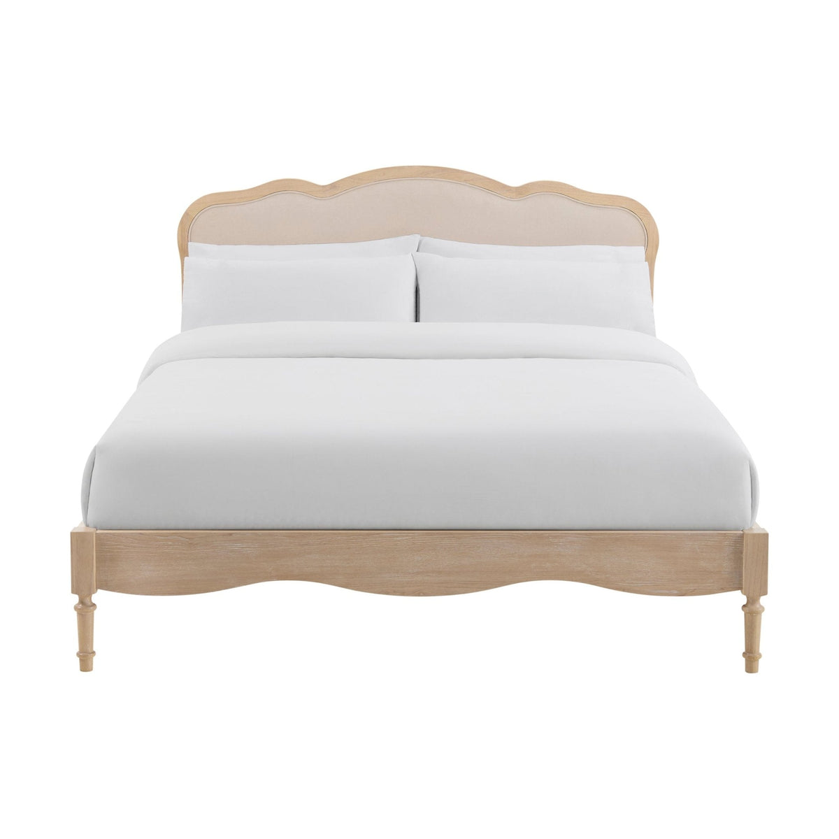 Dusklia - Versailles Bed Frame - Stone