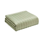 Dusklia - Vienna Quilted Satin Bedspread 2.5m x 2.6m - Sage