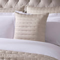 Dusklia - Vienna Quilted Satin Cushion Cover - Champagne