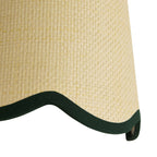 Dusklia - Vivienne Rechargeable Contrast Edge Scallop Wall light - White