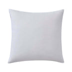 Dusklia - Washed Cotton Linen Blend Plain Dye Cushion Cover - Chalk White