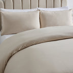 Dusklia - Linen Cotton Blend Duvet Cover - Desert Sand