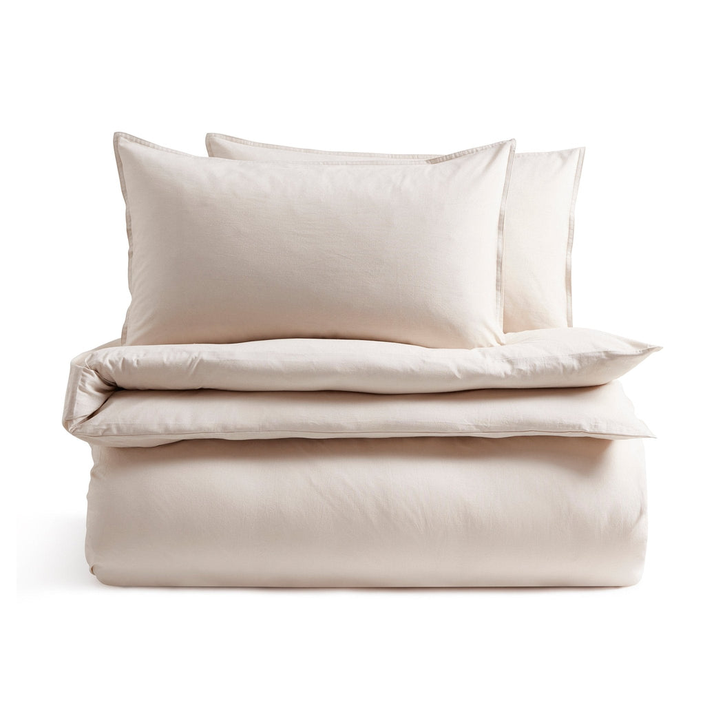 Dusklia - Linen Cotton Blend Duvet Cover - Desert Sand