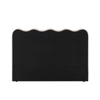 Dusklia - Wavy Ottoman Storage Bed - Chocolate Stripe