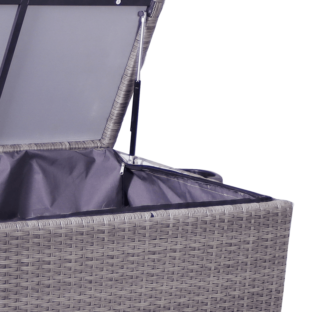 Dusklia - Weave Outdoor Storage Box 510L - Charcoal
