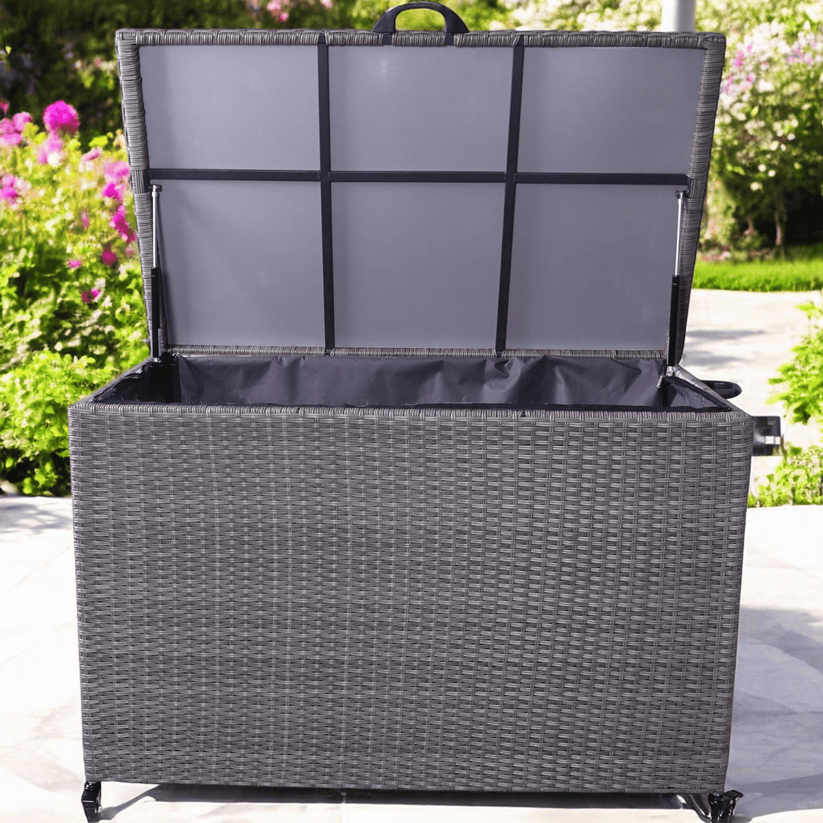 Dusklia - Weave Outdoor Storage Box 510L - Charcoal