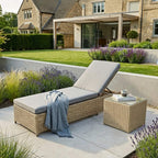 Dusklia - Wentworth Sun Lounger - Beige