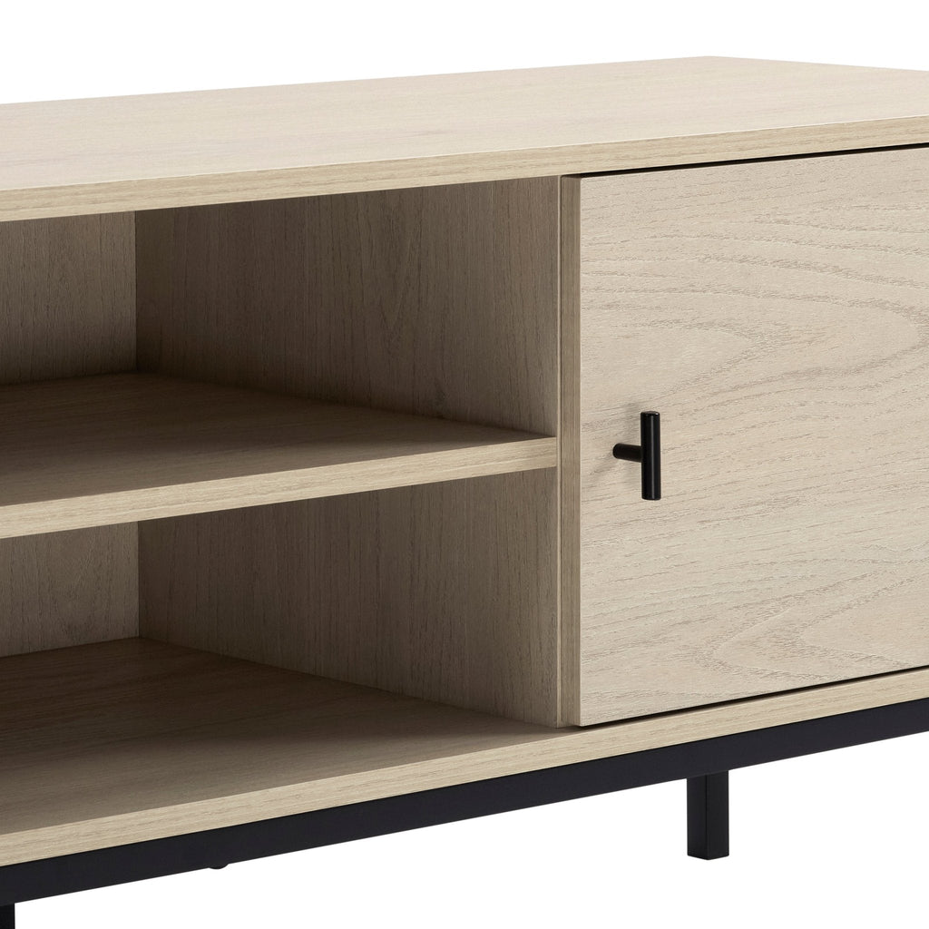 Dusklia - Willow 140cm TV Unit for TVs up to 60 - Light Wood