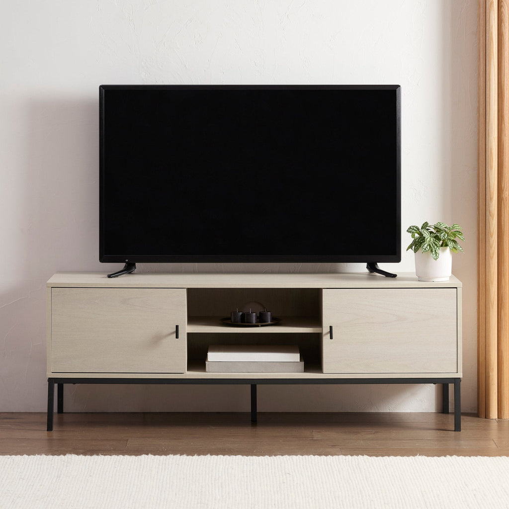 Dusklia - Willow 140cm TV Unit for TVs up to 60 - Light Wood