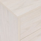 Dusklia - Willow 2 Drawer Bedside Table - Light Wood