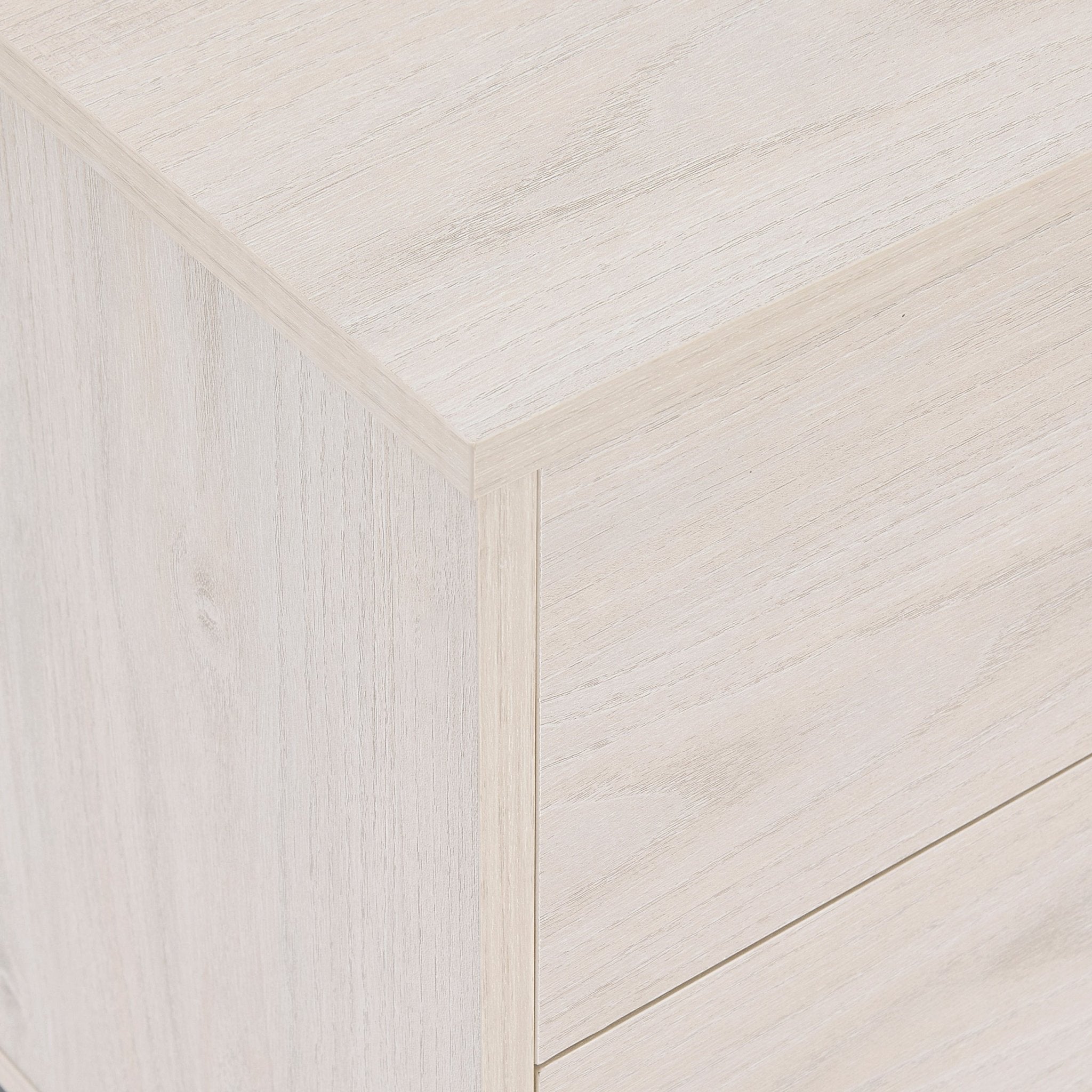 Dusklia - Willow 2 Drawer Bedside Table - Light Wood