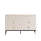 Dusklia - Willow 6 Drawer Chest - Light Wood