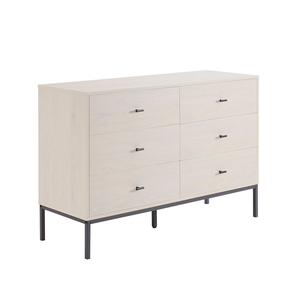 Dusklia - Willow 6 Drawer Chest - Light Wood
