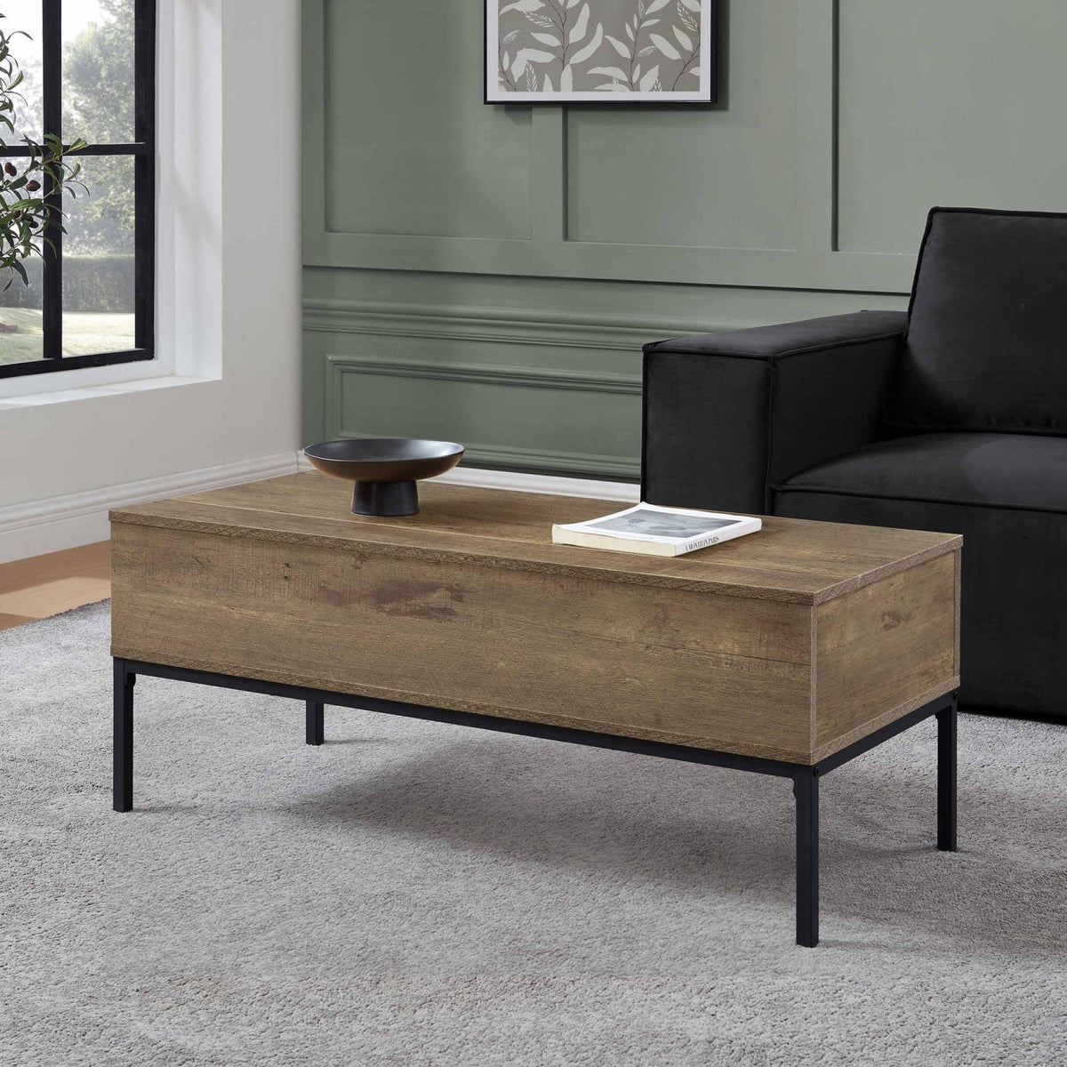 Dusklia - Willow Lift Up Coffee Table - Mango Wood