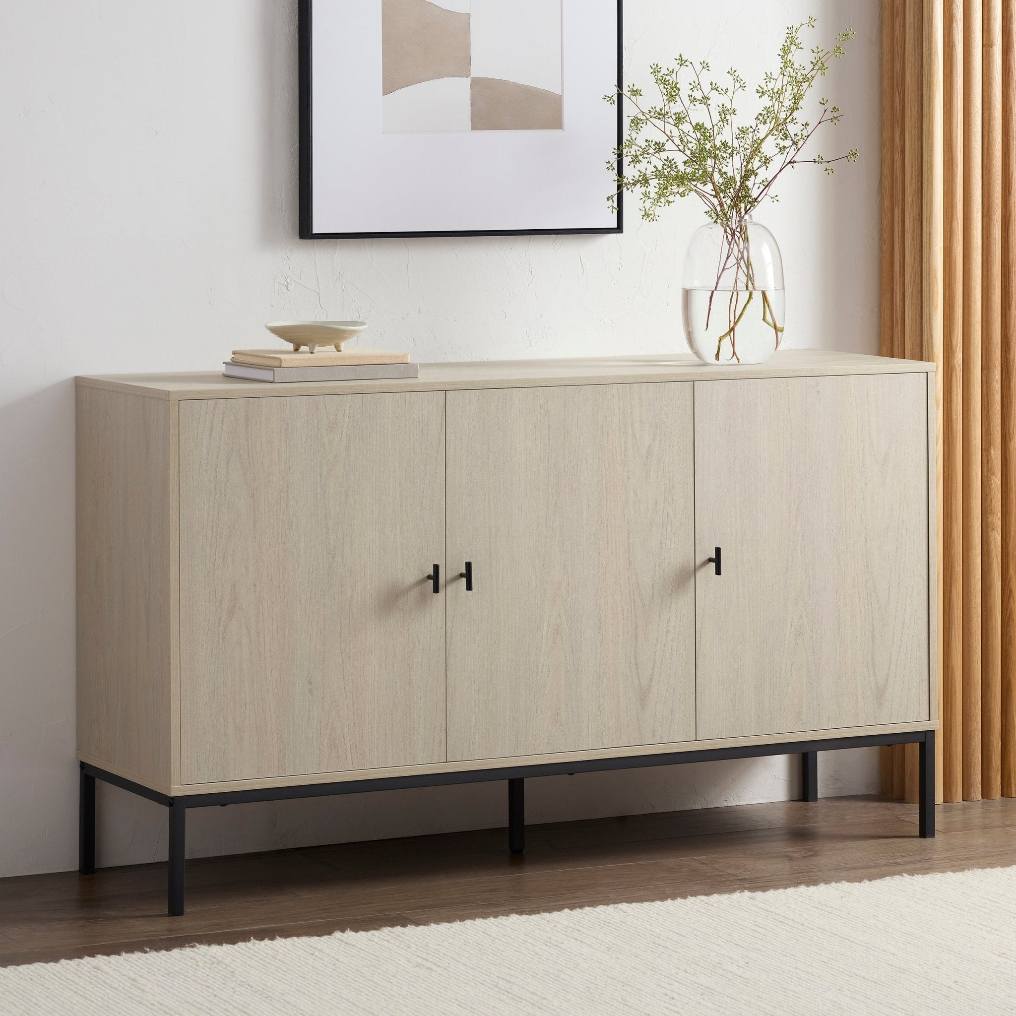 Dusklia - Willow Large Sideboard - Light Wood