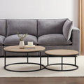 Dusklia - Willow Round Nesting Coffee Table - Wood