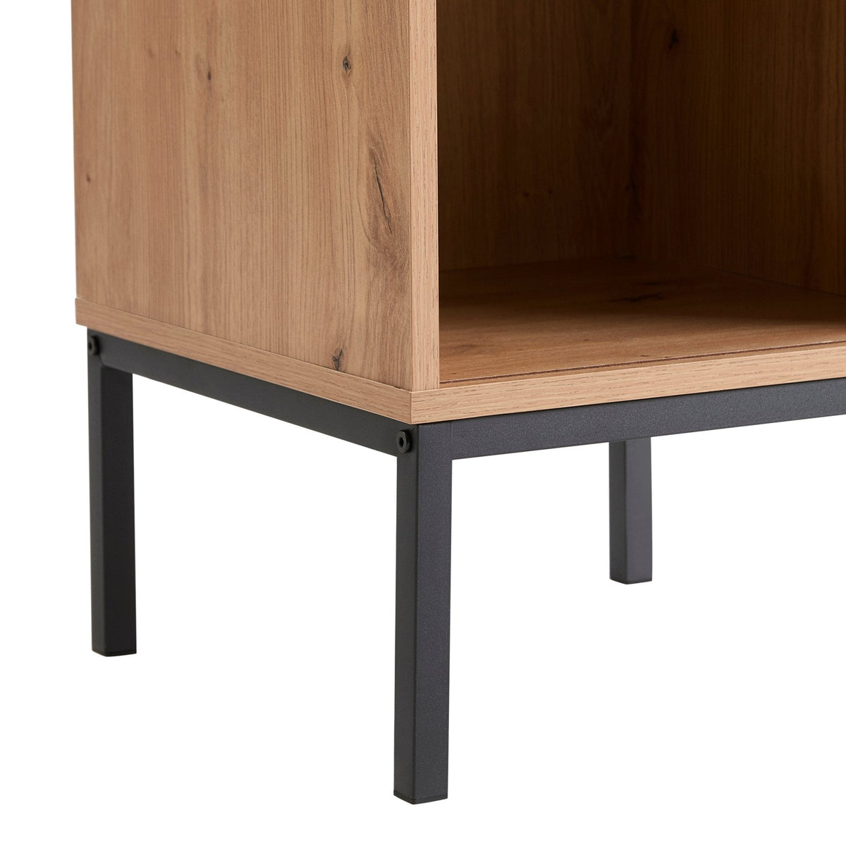 Dusklia - Willow Shoe Storage Bench - Oak Effect