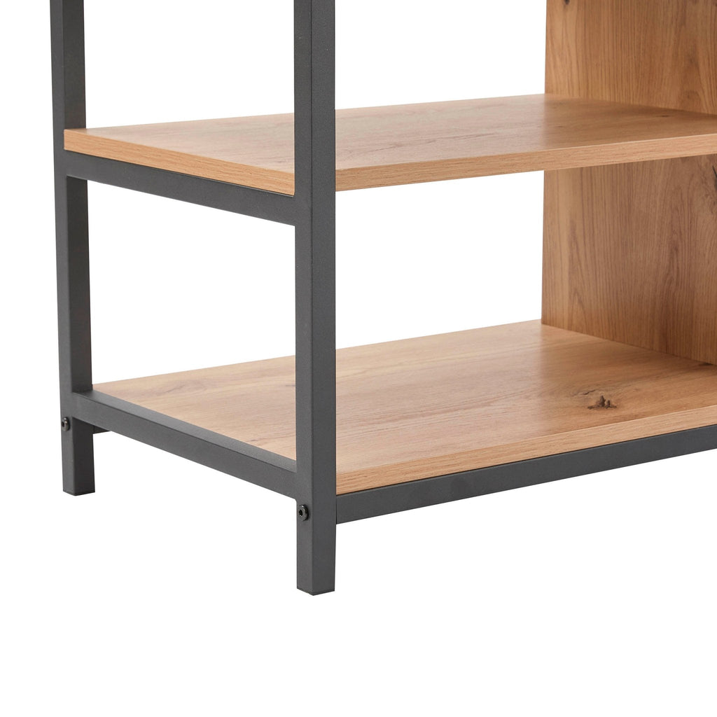 Dusklia - Willow Shoe Storage Bench - Oak Effect