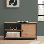 Dusklia - Willow Shoe Storage Bench - Oak Effect