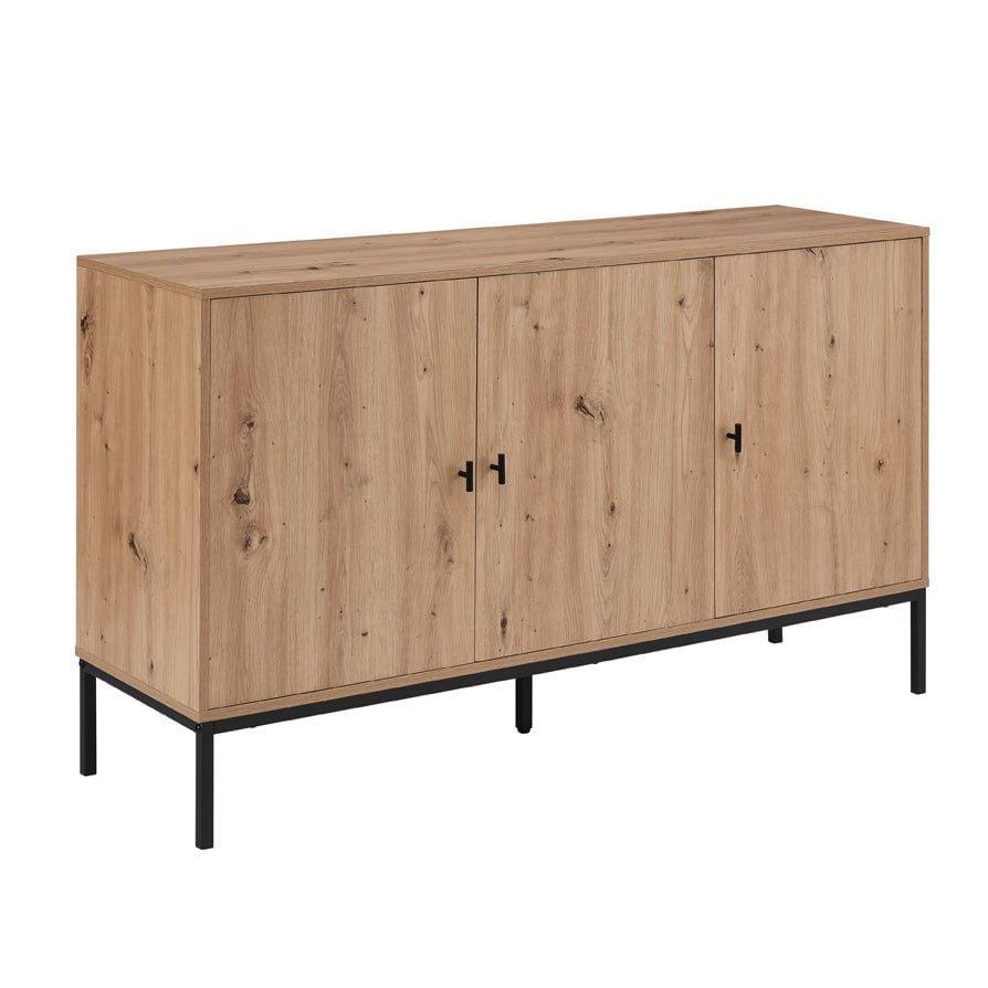 Dusklia - Willow Large Sideboard - Oak Effect