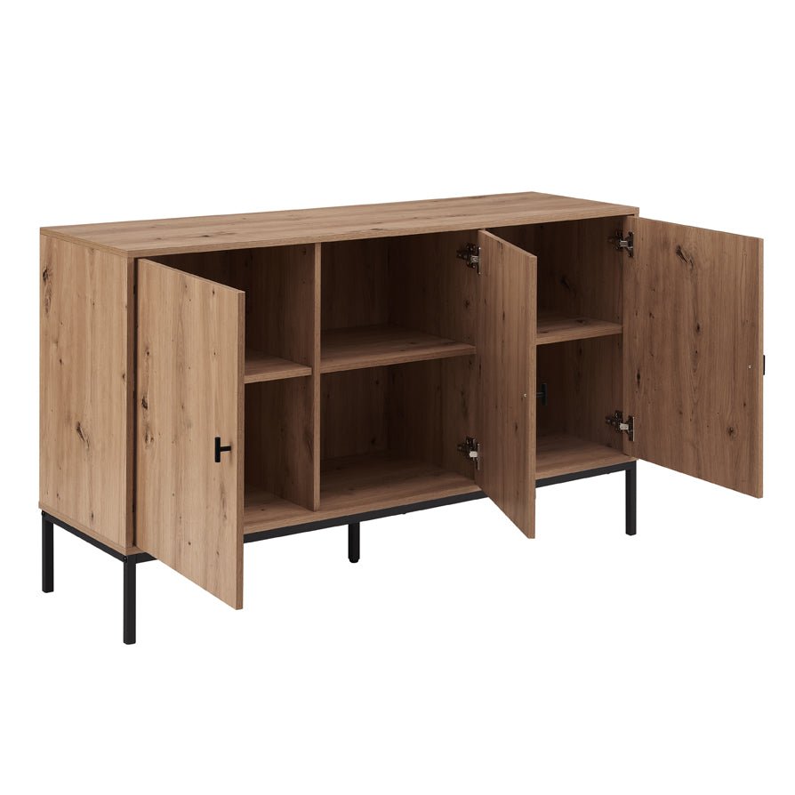 Dusklia - Willow Large Sideboard - Oak Effect