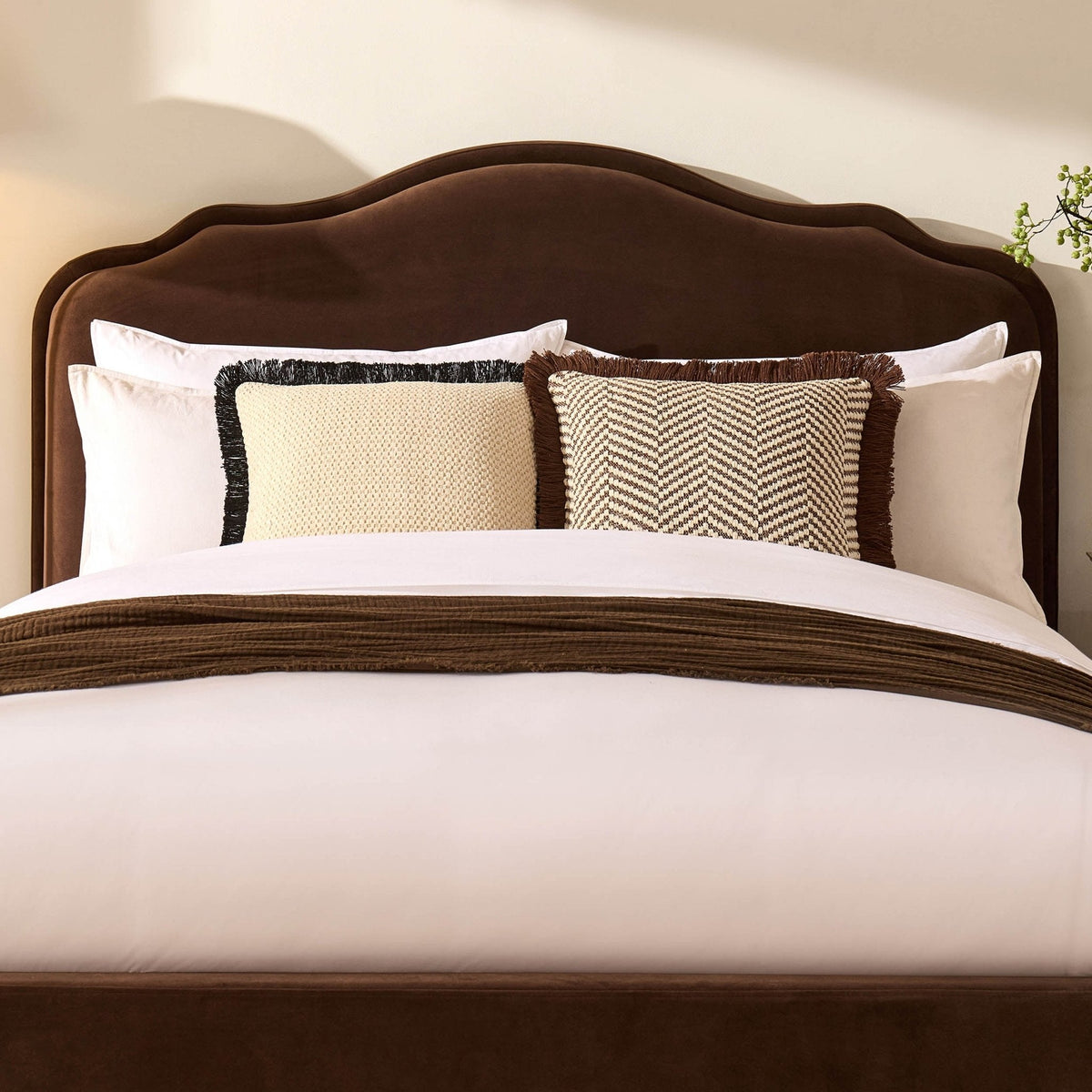 Dusklia - Wiltshire Bed Frame - Cappuccino