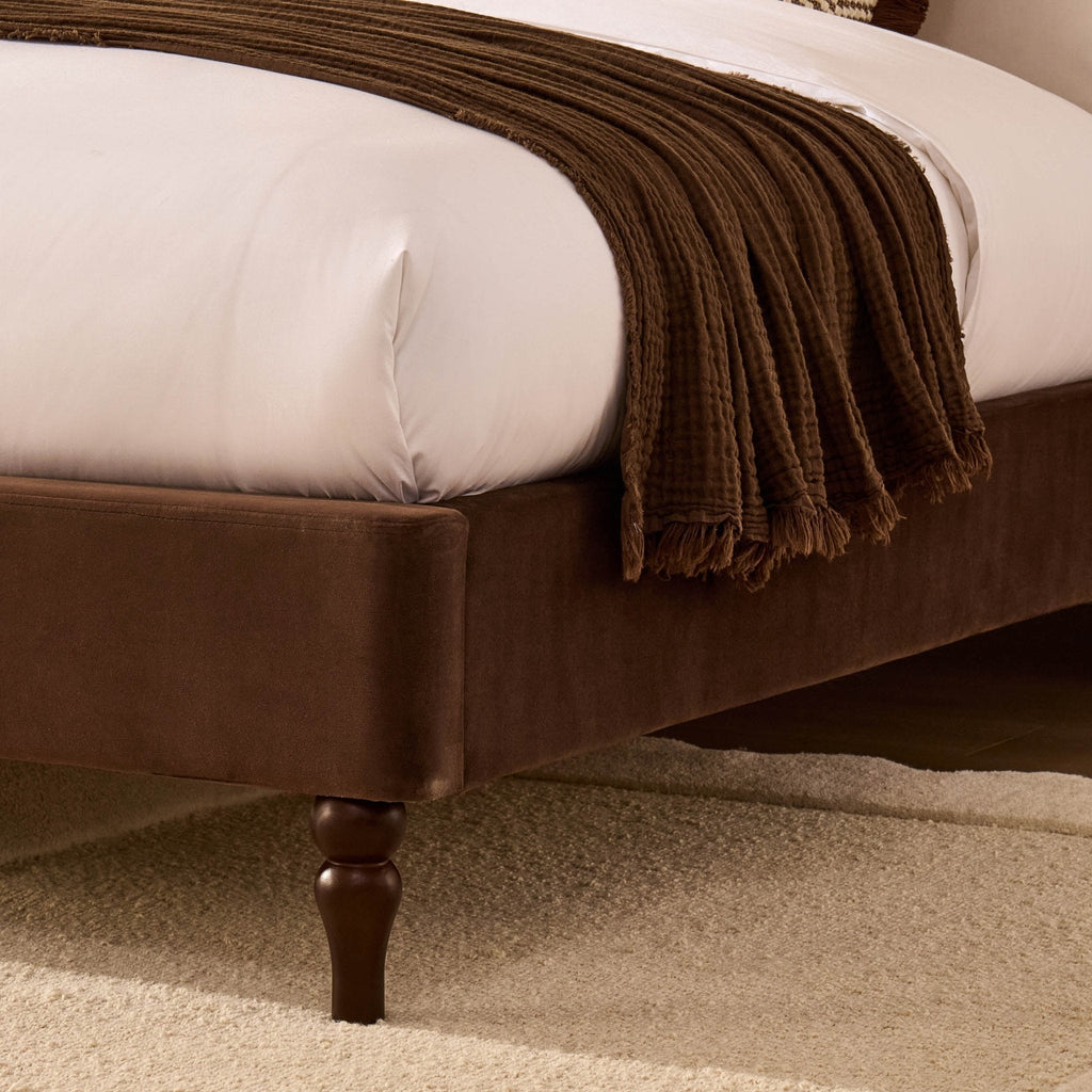 Dusklia - Wiltshire Bed Frame - Cappuccino