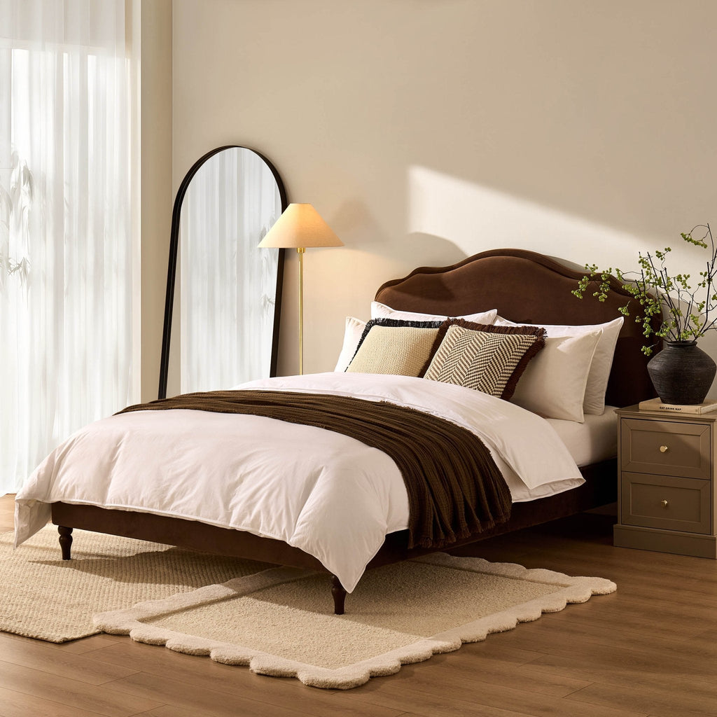 Dusklia - Wiltshire Bed Frame - Cappuccino