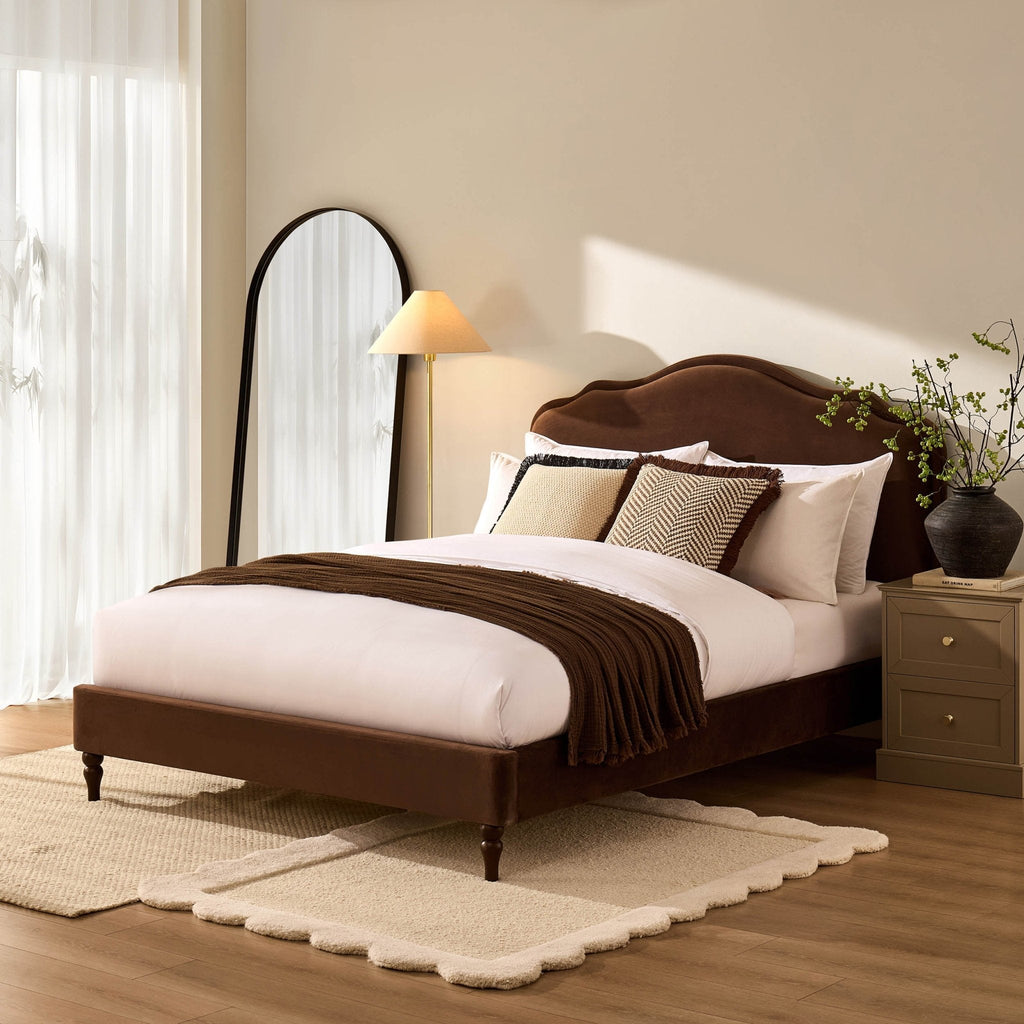 Dusklia - Wiltshire Bed Frame - Cappuccino