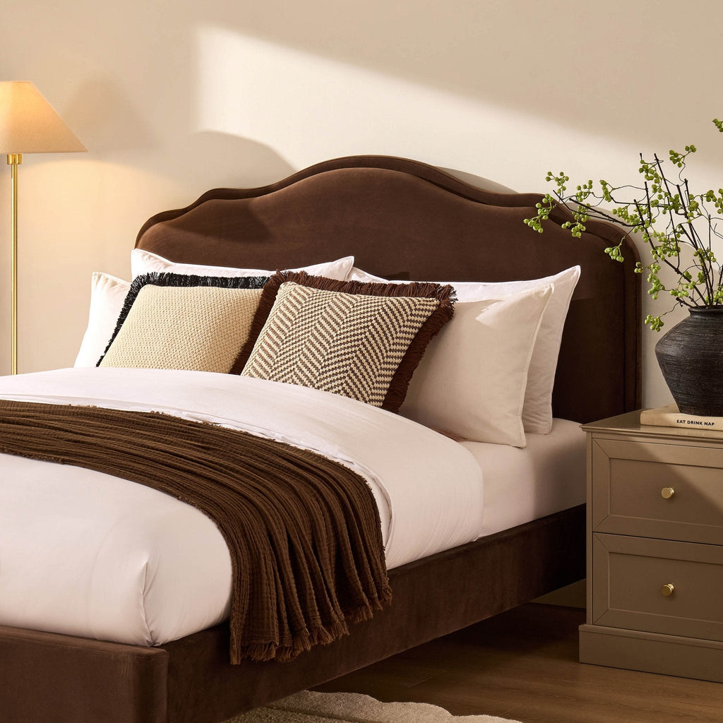Dusklia - Wiltshire Bed Frame - Cappuccino